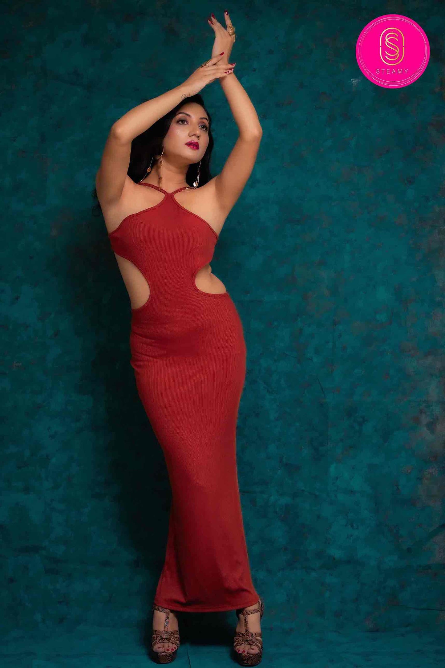 Holter Neck Bodycon Dress