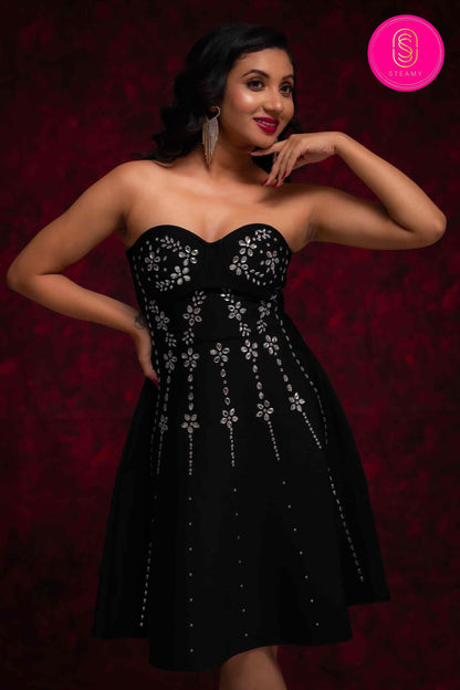 Black Studded Dress