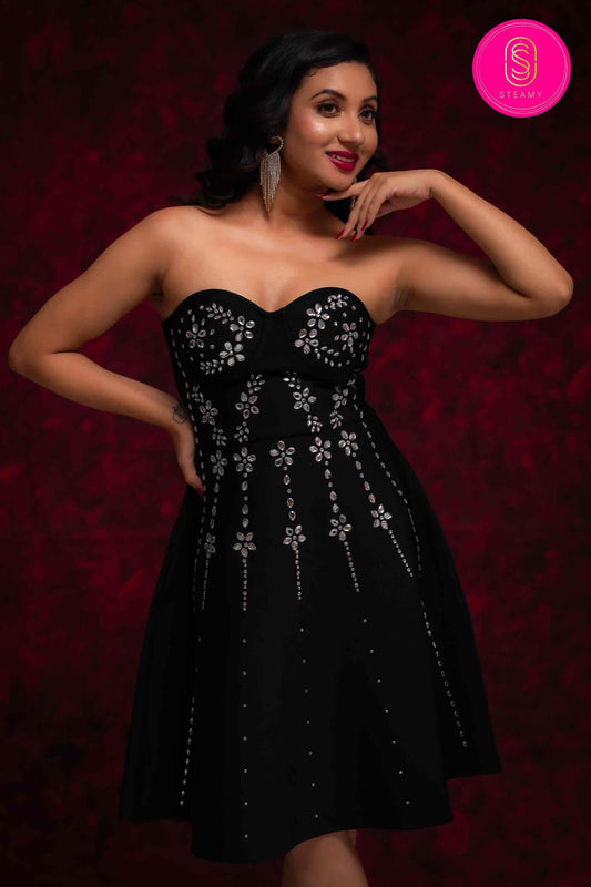 Black Studded Dress