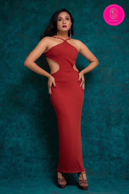 Holter Neck Bodycon Dress