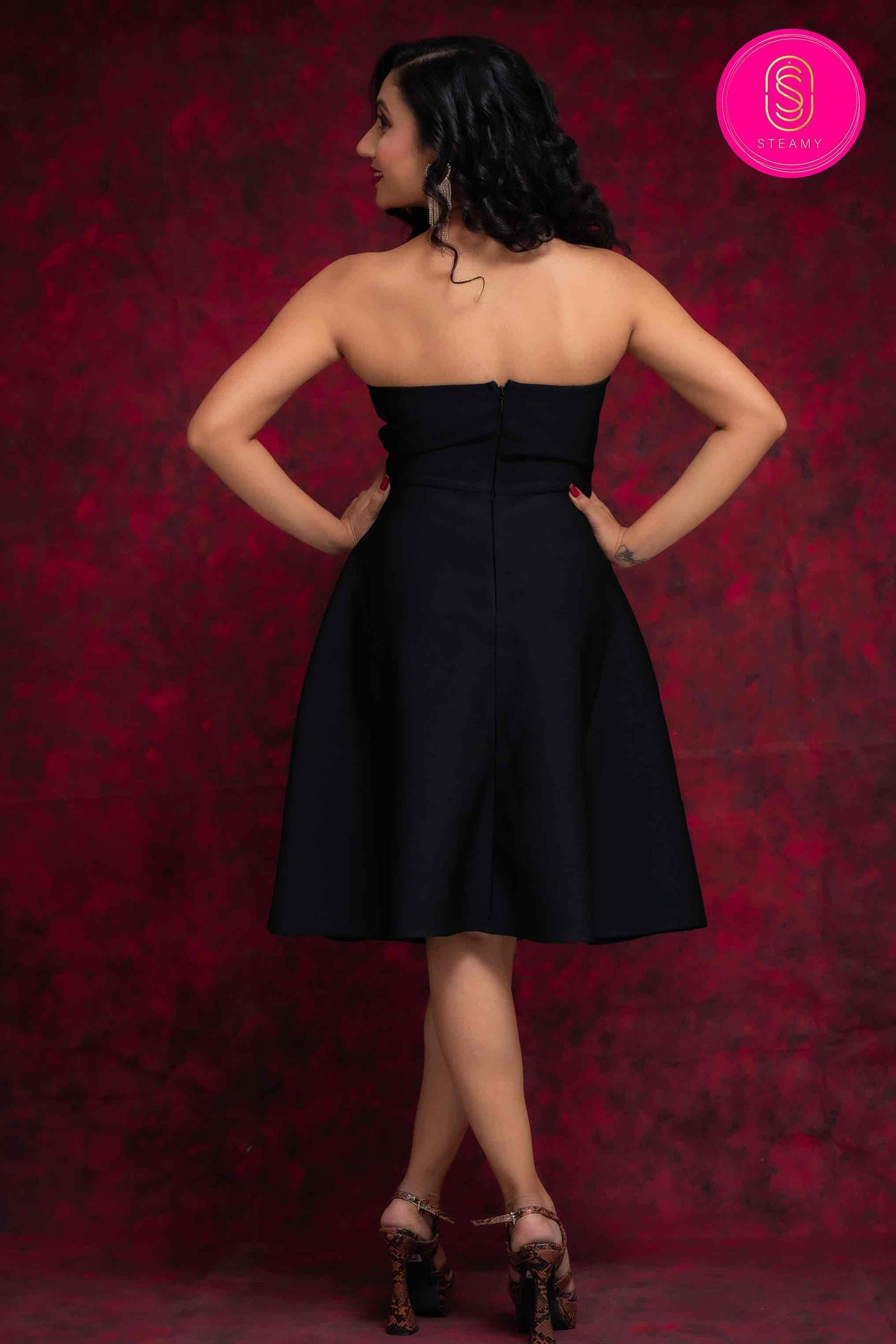 Black Studded Dress